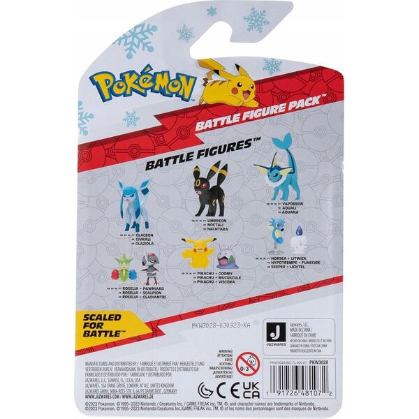 JAS POKEMON FIGURKI ŚWIĘTA PIKA VANIL W3