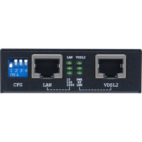 Konwerter światłowodowy LevelOne LevelOne Konverter VDS-2201 10/100/1000 GbE < VDSL2  schwarz