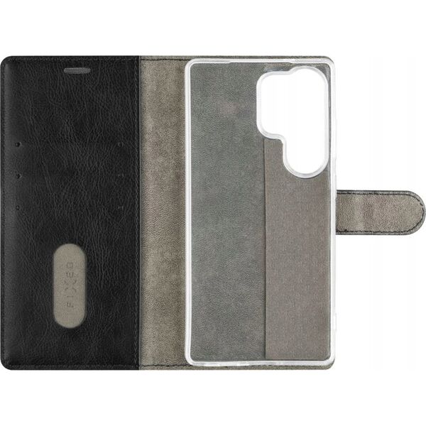 Fixed Opus | Book Case | Samsung | Galaxy S25 Ultra | Leather | Juodas