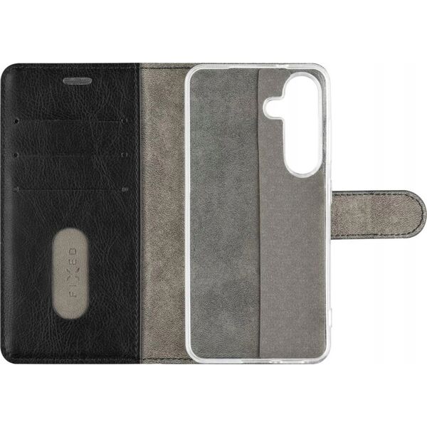 Fixed Opus | Book Case | Samsung | Galaxy S25+ | Leather | Juodas