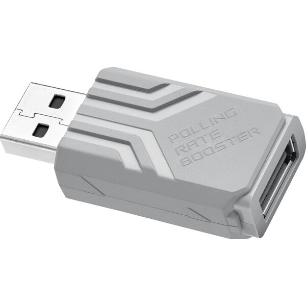 ASUS ROG Polling Rate Booster, 8000 Hz, bílá