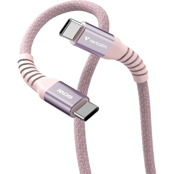 Verbatim 31853 kabel USB USB 2.0 1,2 m USB C Różowy