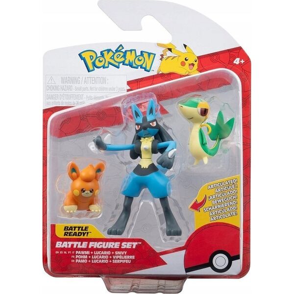 JAS POKEMON FIGURKA 3PAK SNI +PAW +LUC