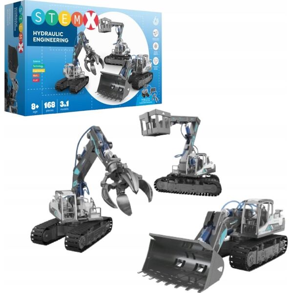 STEMX Koparka Hydrauliczna, zabawka kreatywna