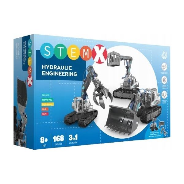 STEMX Koparka Hydrauliczna, zabawka kreatywna