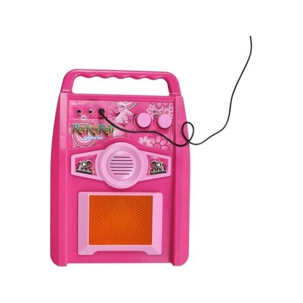 Kruzzel Gitara + Mikrofon + Wzmacniacz Róż 22407