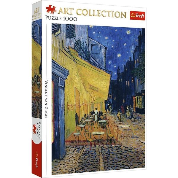 Puzzle 1000 elementów Art Collection Taras kawiarni w nocy Trefl