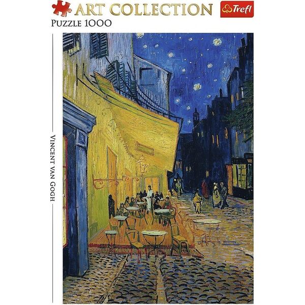 Puzzle 1000 elementów Art Collection Taras kawiarni w nocy Trefl