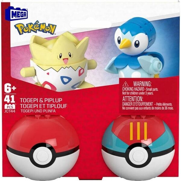 MEGA POKEMON Piplup i Togepi Pokeball 2pak JCT44