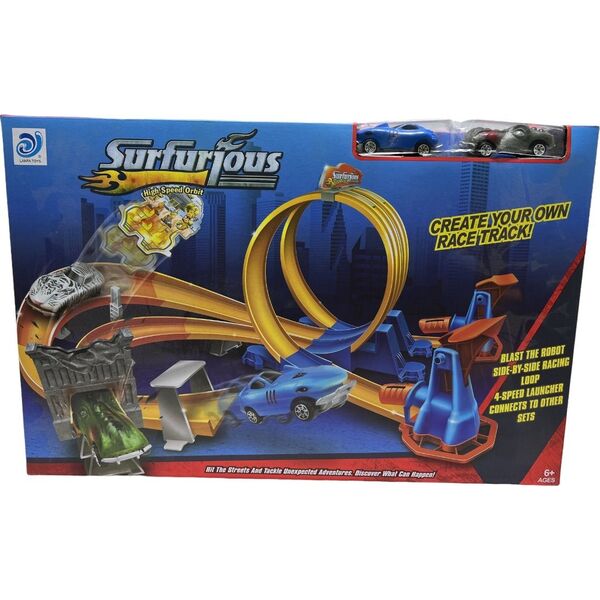 SPRING ROAD RACING TRACK SET 47X7X31