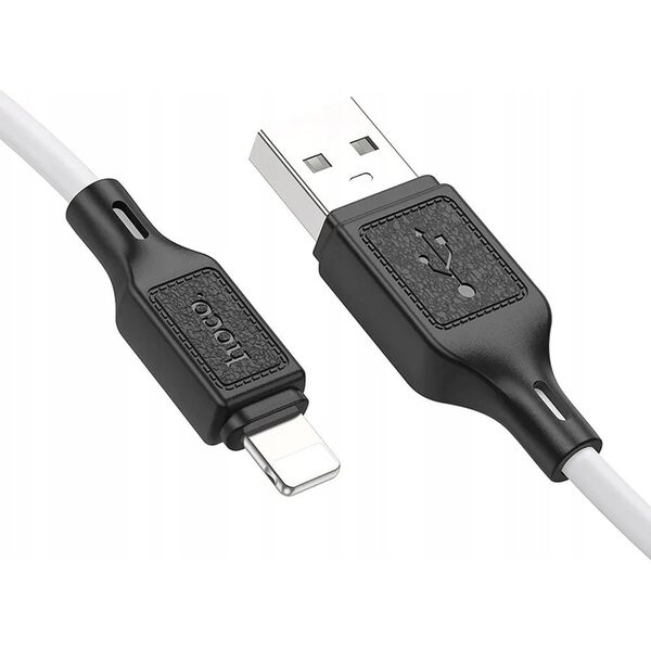 Kabel USB Hoco HOCO kabel USB A do Lightning 2,4A X90 1 m biały