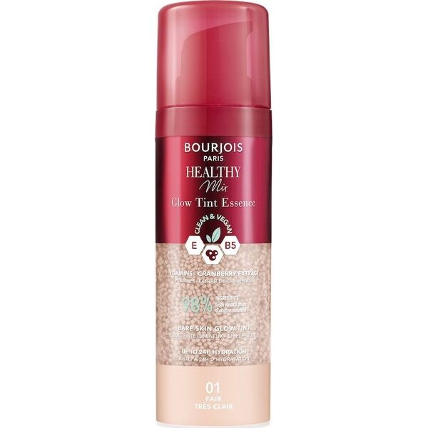 Bourjois Healthy Mix Glow Tint Essence nawilżająca esencja wyrównująca koloryt 01 Fair 30ml