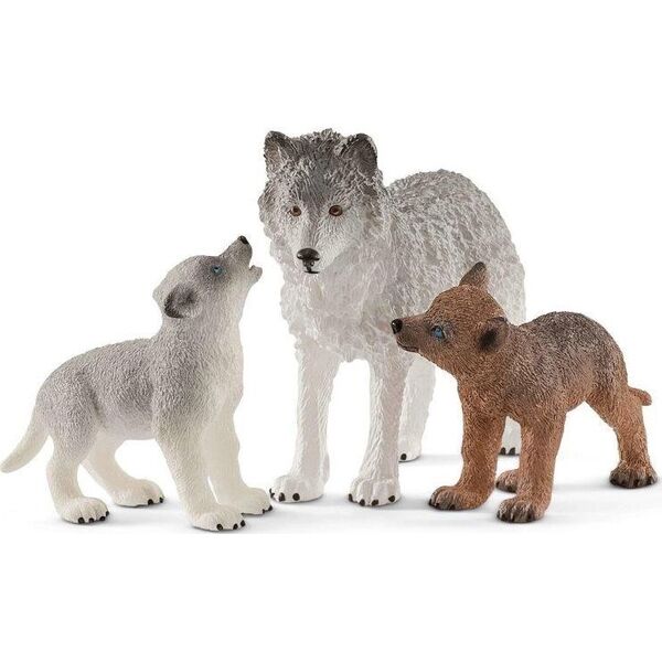 Figurka Schleich Matka wilk i wilczki (312621)