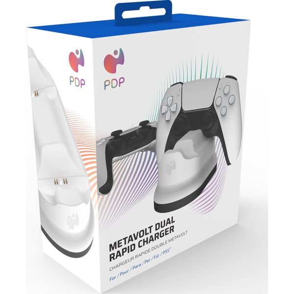 PDP PDP PS5 METAVOLT Ładowarka do padów Dualsense - biała