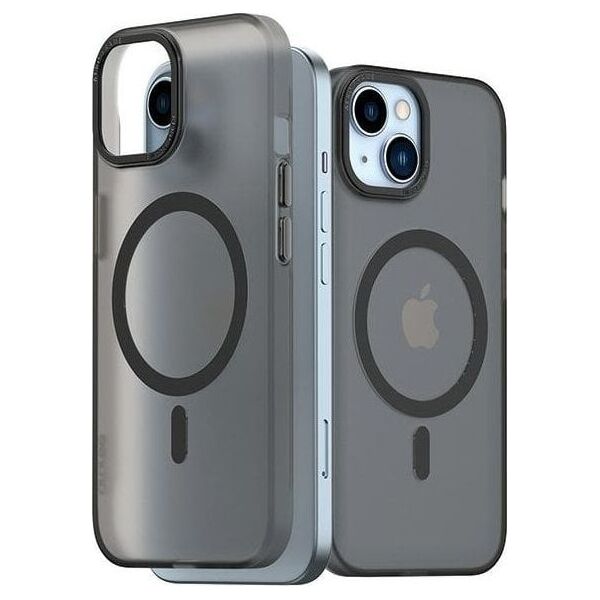 Sourcing Araree Aero Frame case iPhone 15 / 14 / 13 6.1" transparent-black/clear black AR20-01828D