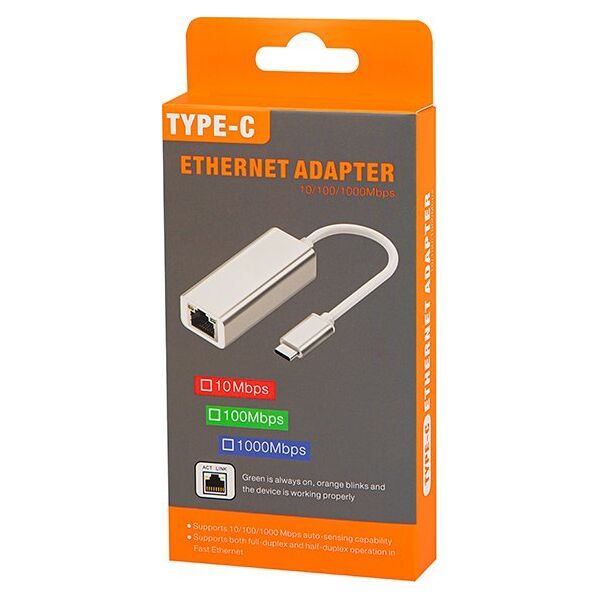 Karta sieciowa Blow 86-063# Karta sieciowa usb-c rj45 kabel k-05