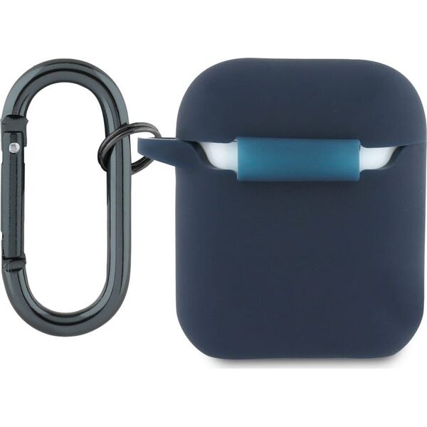 Etui Red Bull Silicone Logo & Lines do    AirPods 1 / 2 granatowy