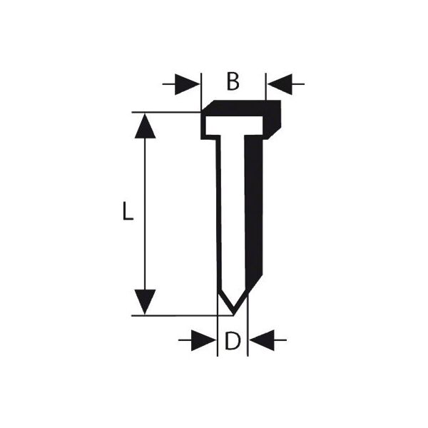 Bosch DYKKER 20GR 1,6X63MM GL 2000 STK