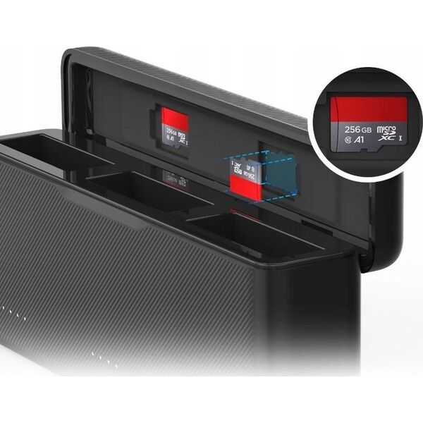 ŁADOWARKA USB TYPE-C na 3x Akumulator Bateria do DJI Action 5 PRO TELESIN / S0-BCG-34-TDJ