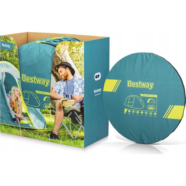 Four-person tent BESTWAY COOLMOUNT 4, 210 x 240 x 100 cm