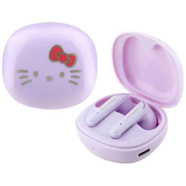 Hello Kitty TWS Earphones O Glossy Finish Purple