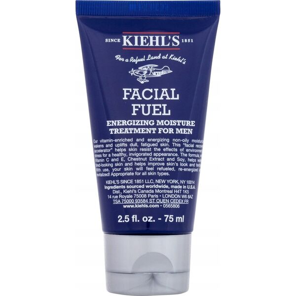 Veido drėkiklis vyrams Kiehl's Facial Fuel Energizing Moisture, 75 ml