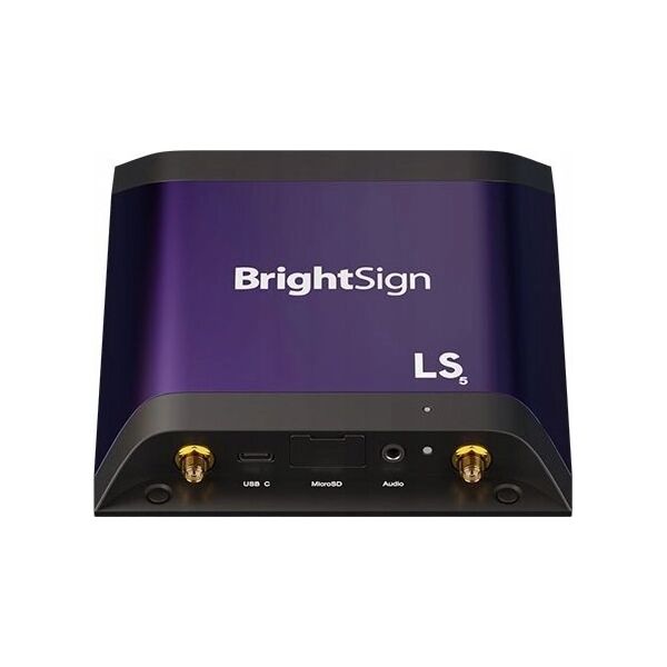 BrightSign LS425 odtwarzacz multimedalny Czarny, Fioletowy Full HD Wi-Fi