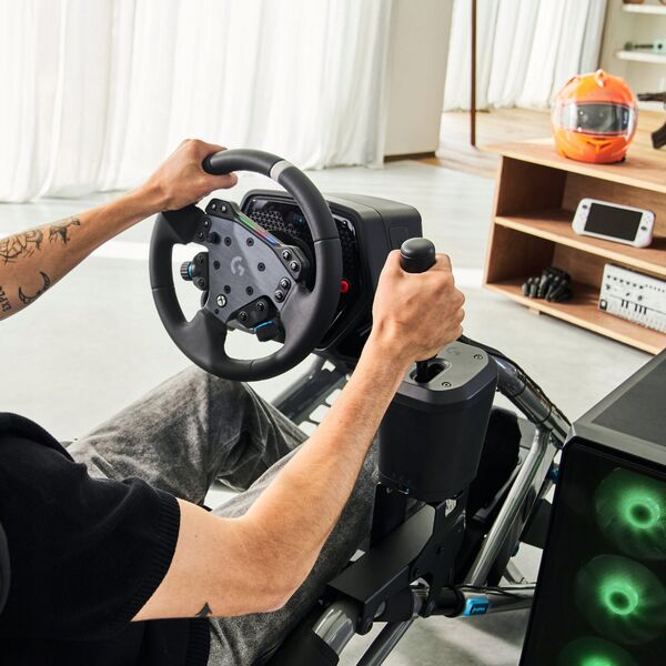 Logitech 941-000245 kontroler gier Czarny USB Shifter + Handbrake Analogowy PC, PlayStation 4, PlayStation 5, Xbox One, Xbox Series S, Xbox Series X