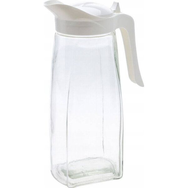 Szklany dzbanek z pokrywką, 1,5 l