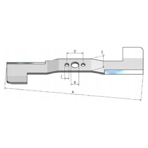 Lawnmower blade AL-KO, for 523, 5.14 SP, 51.3 SP, 51 cm