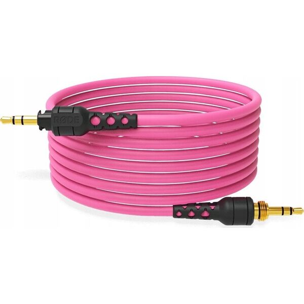 Rode NTH-Cable, Anschlusskabel für Rode NTH-100 – 2,4m, pink
