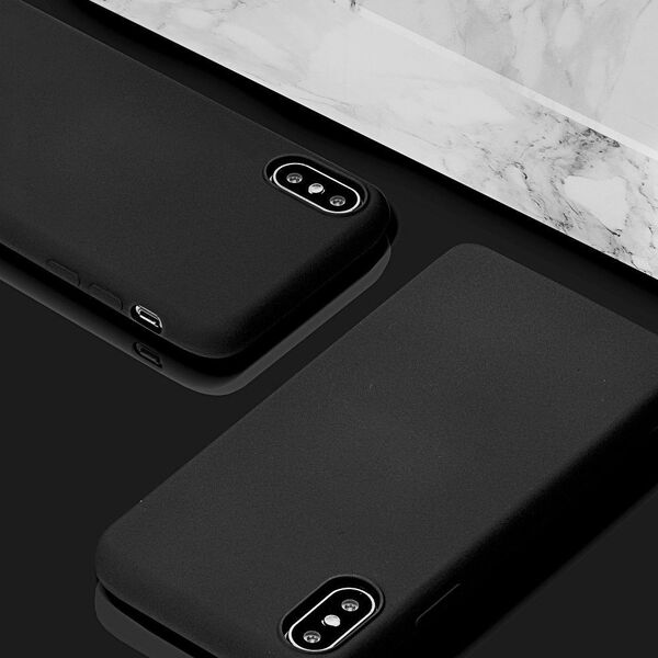 Partner Tele.com Futerał Forcell SILICONE LITE do IPHONE 7 czarny