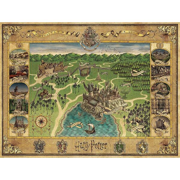 Tm Toys Puzzle Mapa Hogwartu