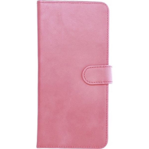 OEM Kabura uniwersalna COMMON Book rozmiar XL do SAMSUNG A12 /  A13 4G / A34 5G / A02s / XIAOMI Redmi 12 4G / 12C / NOTE 12 4G / 12 PRO 5G OPPO A53s / A72 / A92 różowa