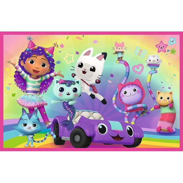 PUZZLE 2x24 Zabawy z Gabby 34433