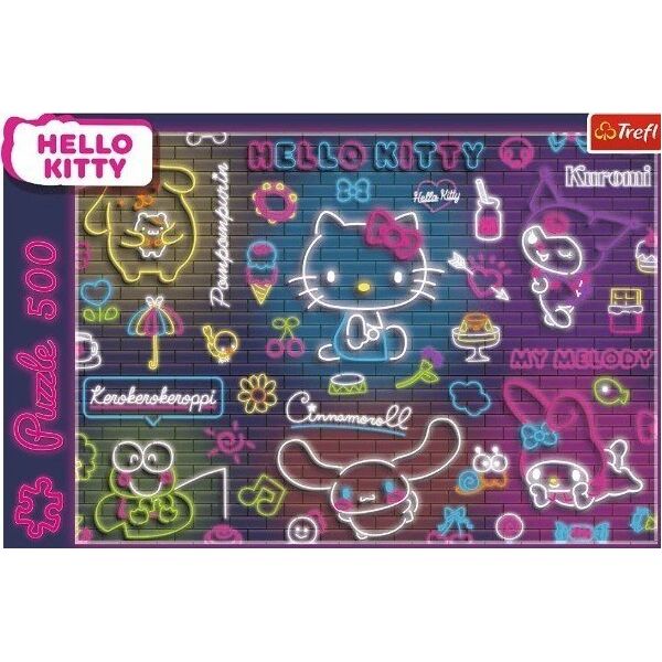 PUZZLE 500 Neon HelloKitty 37523