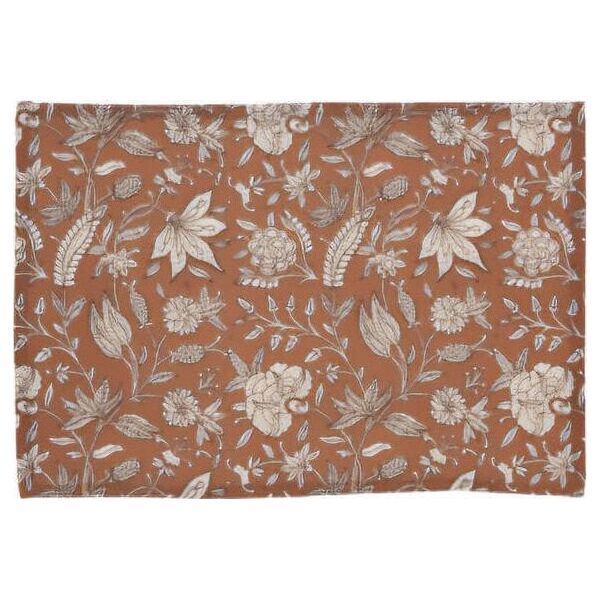 Home Styling Collection Podkładka pod talerz bawełniana w kwiaty, 45 x 30 cm