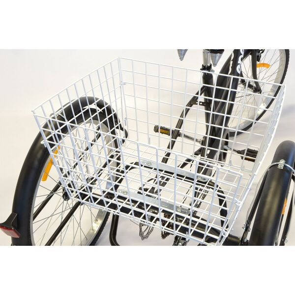 Enero Rower 3-kołowy 24" rehabilitacyjny 6-biegowy czarny