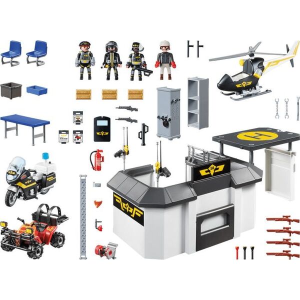 Playmobil Przenośna centrala jednostki specjalnej (70338)