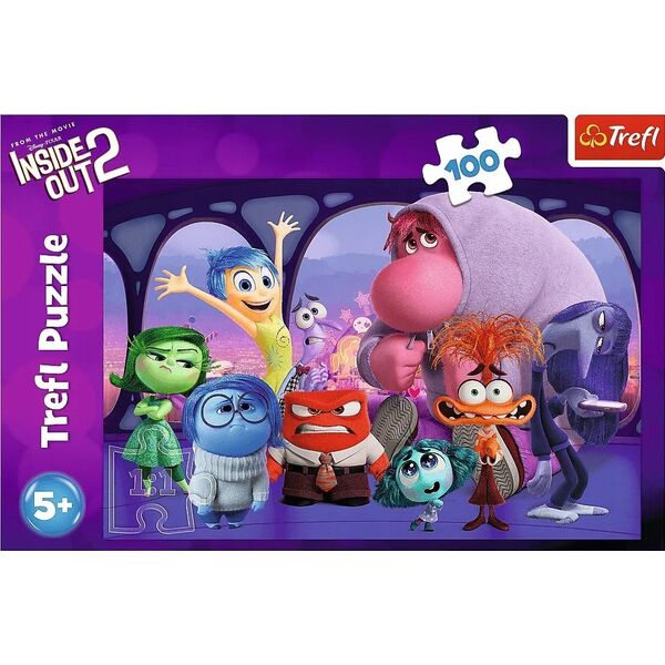 Trefl Puzzle 100 elementów W głowie się nie mieści Inside Out 2