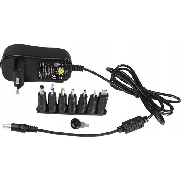 Zasilacz LogiLink LogiLink PA0161 adapter zasilający/ inwentor Wewnętrzna 24 W Czarny