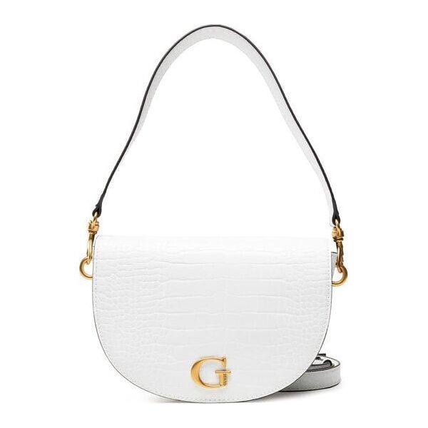 Guess, Danna, Polyurethane, Textile Bag, White, HWCA8420190WHI, For Women, 24 x 17 x 5 cm For Women