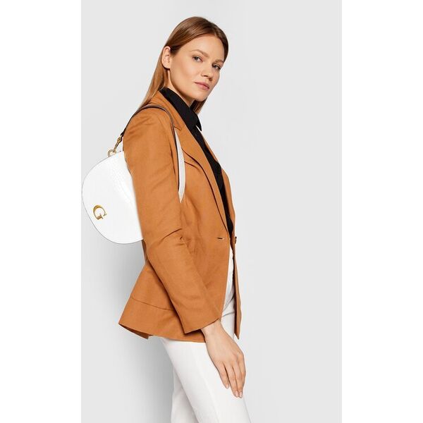Guess, Danna, Polyurethane, Textile Bag, White, HWCA8420190WHI, For Women, 24 x 17 x 5 cm For Women