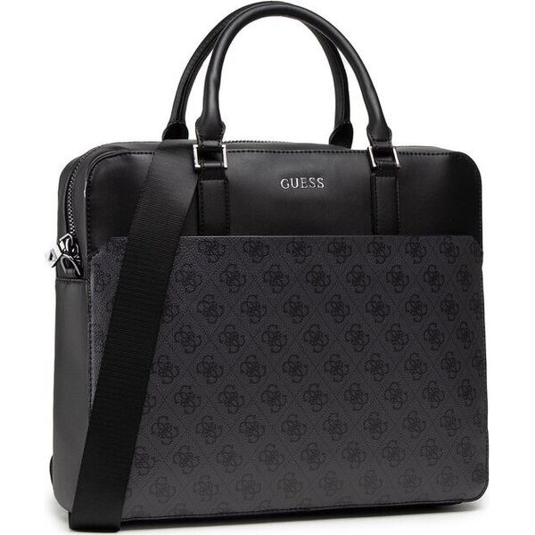 Guess, Vezzola, Textile Bag, Black, Unisex Unisex
