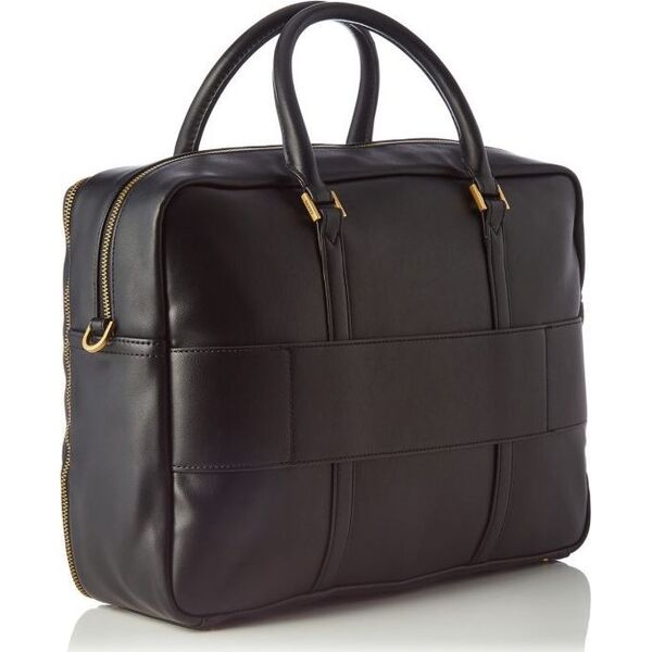 Guess, Scala, Synthetic Leather, Textile Briefcase, HMESCA, Black, 45 x 35 x 5 cm, For Men For Men