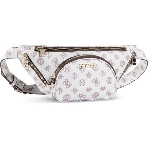 Guess, Utility Vibe, Textile Fanny Pack, White, For Women For Women