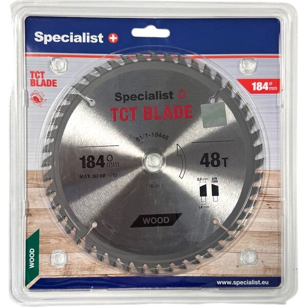 SPECIALIST+ cutting disc, 184x48Tx16 mm