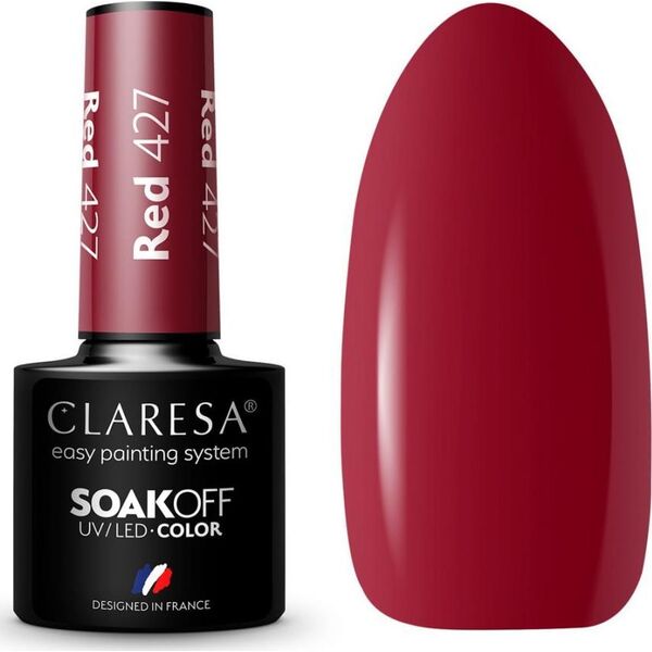 Claresa CLARESA Lakier hybrydowy RED 427 -5g