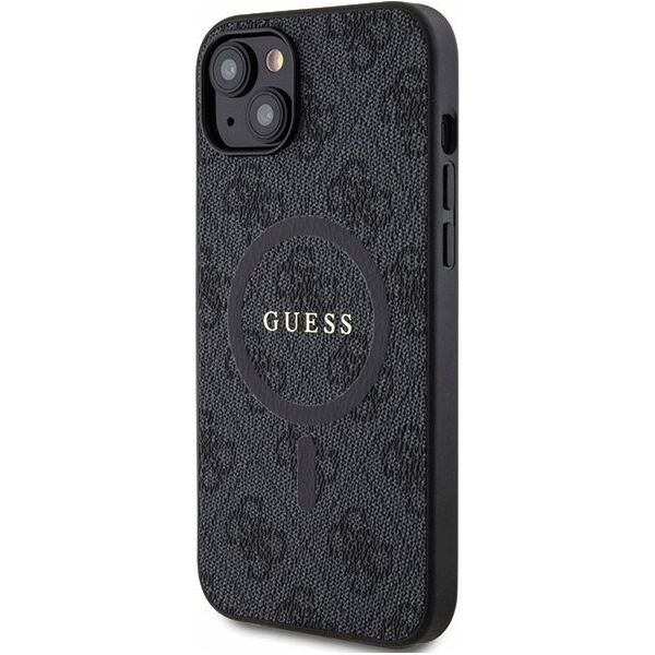 Guess Oryginalne Etui GUESS Hardcase GUHMP14SG4GFRK do iPhone 14 (Kompatybilny z Magsafe / 4G Ring classic logo / czarny)