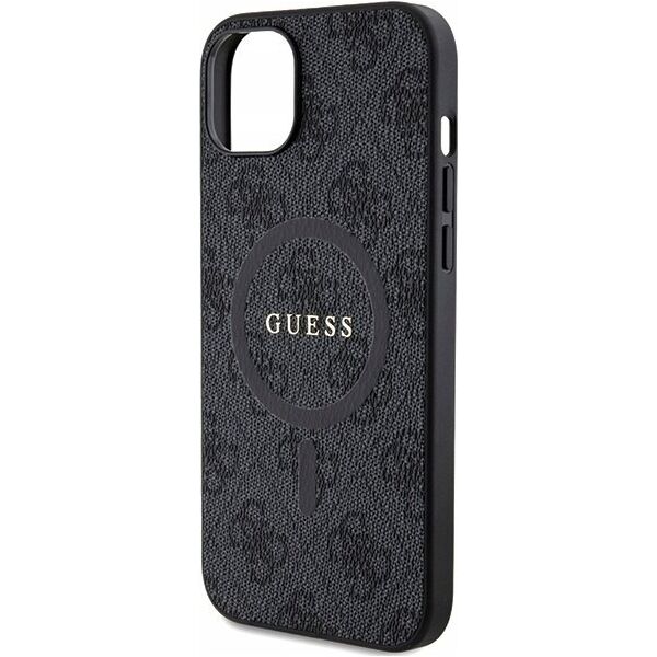 Guess Oryginalne Etui GUESS Hardcase GUHMP14SG4GFRK do iPhone 14 (Kompatybilny z Magsafe / 4G Ring classic logo / czarny)